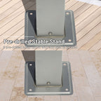 Heavy-Duty Outdoor Retractable Aluminum Pergola With Weather-Resistant Canopy