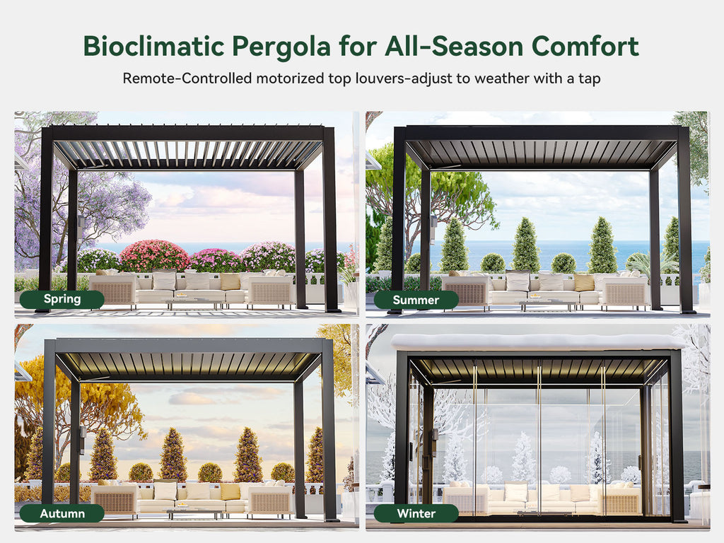 FlexPatio POWER+ Motorized Pergola