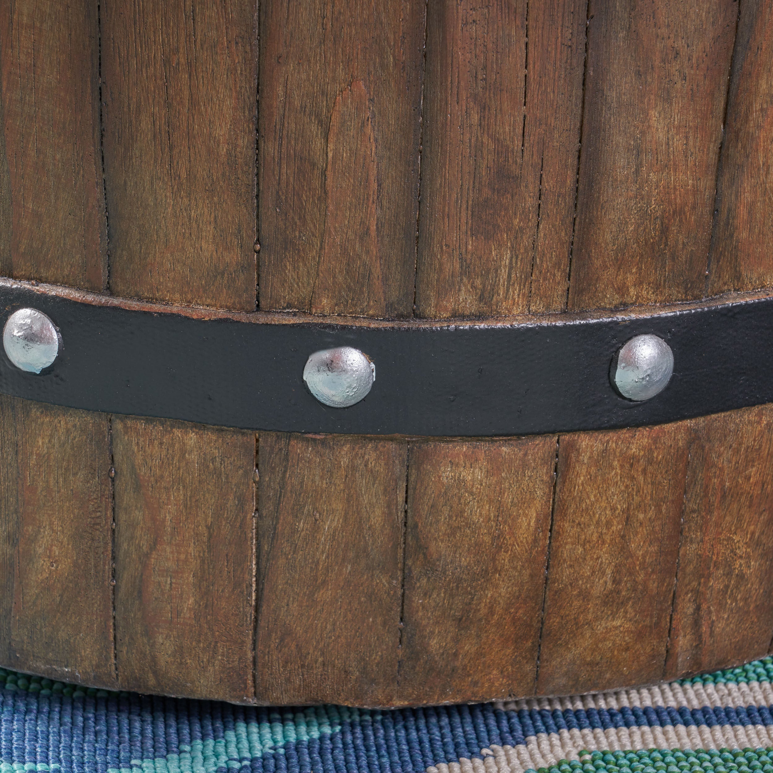 25" Round 40K BTU Liquid Propance Concrete Fire Pit