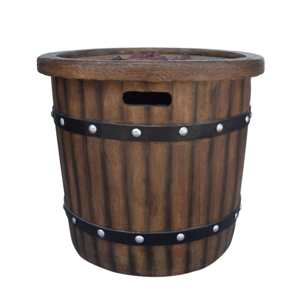 25" Round 40K BTU Liquid Propance Concrete Fire Pit