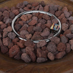 25" Round 40K BTU Liquid Propance Concrete Fire Pit