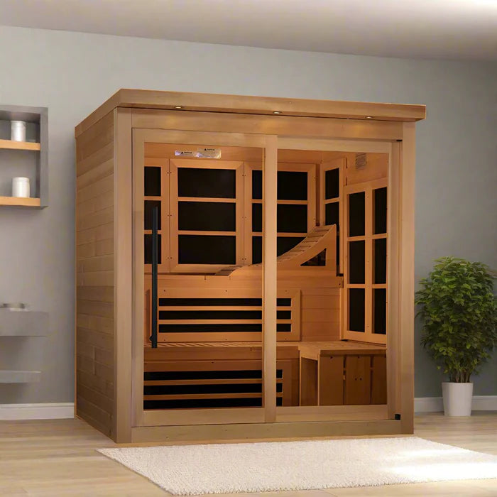 Golden Designs Monaco Near Zero EMF 6-Person FAR Infrared Sauna