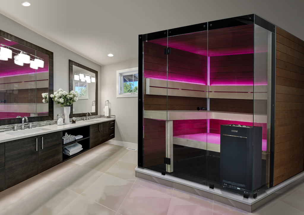 Thermasol Block - Rustic Adler, 2-6 Person, Indoor Sauna