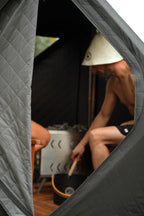 North Shore Mini Cube Sauna Tent Starter Package (2-person)