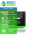 Nature's Generator Lithium 6000 Power Station