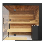 ThermaSol Lumaria - Glass, 2-6 Person, Indoor Sauna