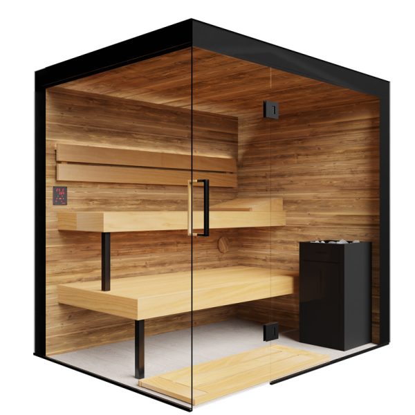 ThermaSol Lumaria - Glass, 2-6 Person, Indoor Sauna