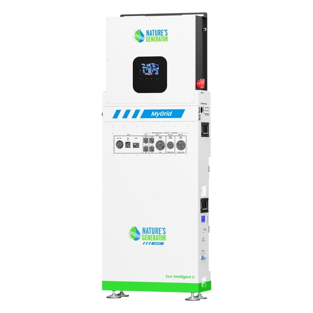 Nature's Generator MyGrid 10K with Transfer Switch for House Battery Backup