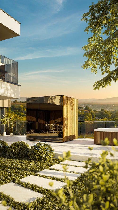 ThermaSol Spectra - Tyrol Panel, 3-4 Person, Outdoor Sauna