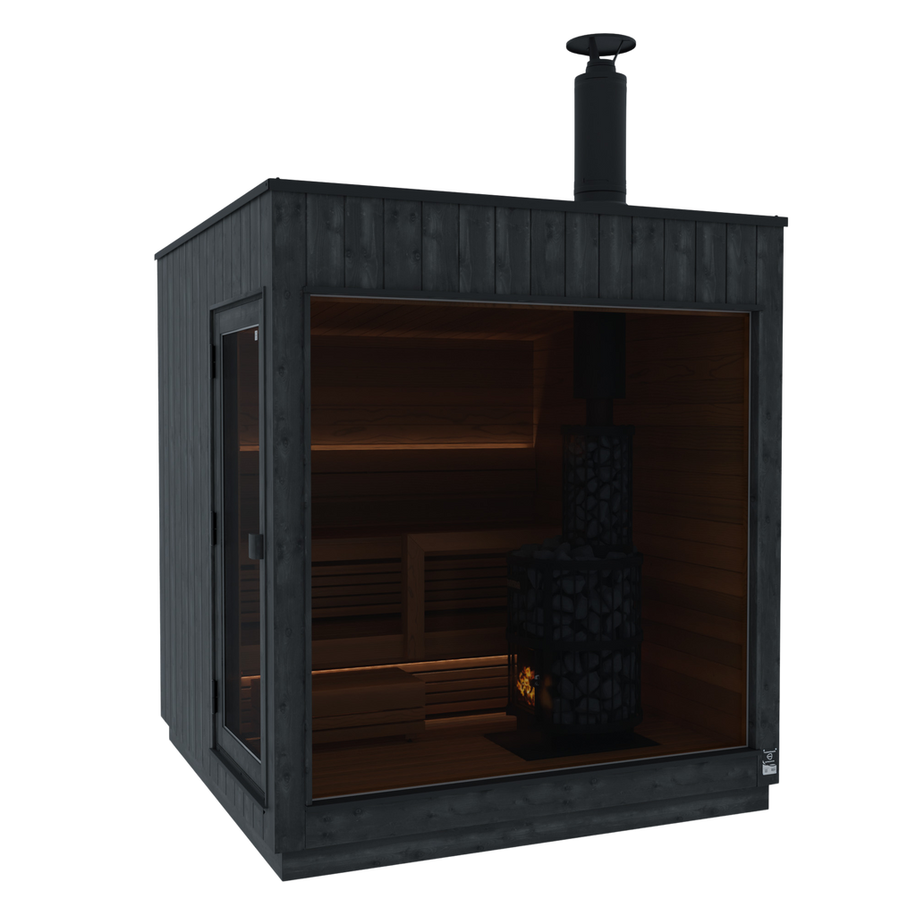 Thermasol Nordic Misty - Dark Nordic Spruce, 2-6 Person, Outdoor Sauna