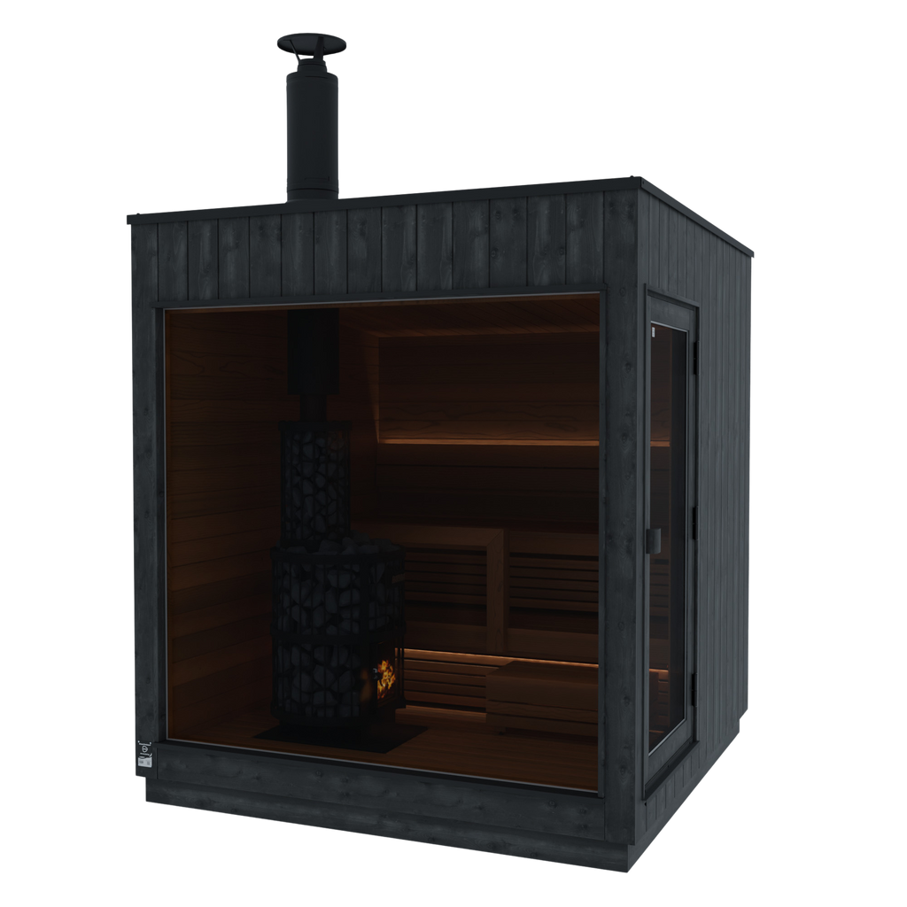 Thermasol Nordic Misty - Dark Nordic Spruce, 2-6 Person, Outdoor Sauna