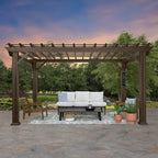 Heavy Duty Backyard Galvanized Steel Powder Coated Pergola [10x12FT]