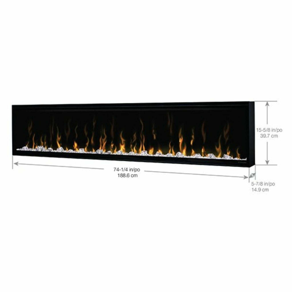 Dimplex IgniteXL Linear Fireplace Electric With Comfort Saver Heating System (SAK82596)