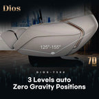 Kahuna Chair Dios-7300 Massage Chair 7D Dual Core Air Roller SL-track with 3D Calf Kneading
