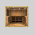 Dynamic Lugano "Elite" 3-Person Ultra Low EMF FAR Infrared Sauna – Canadian Hemlock