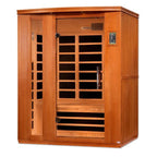 Dynamic Lugano "Elite" 3-Person Ultra Low EMF FAR Infrared Sauna – Canadian Hemlock