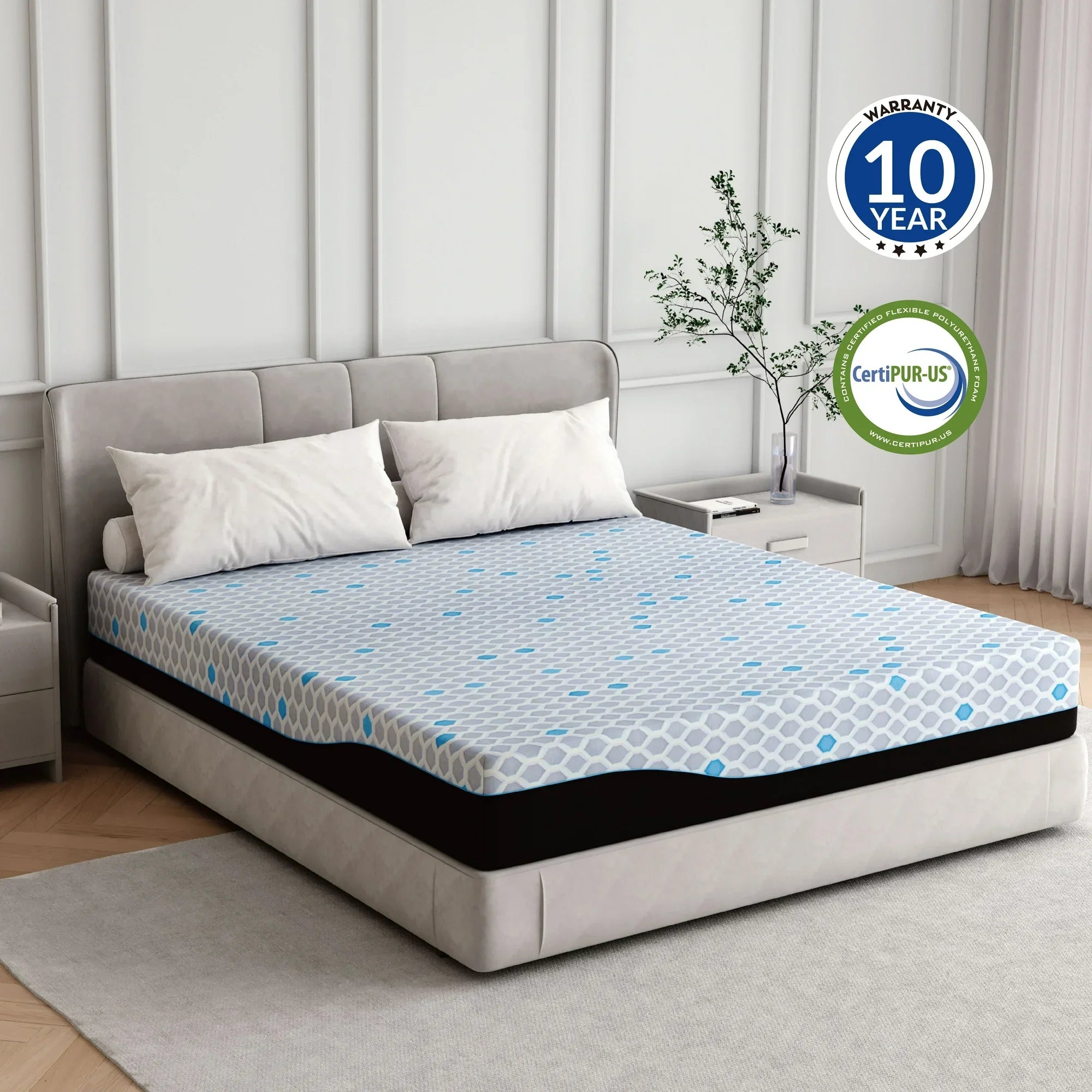 Mlily Ego 10 inch Charcoal Mattress
