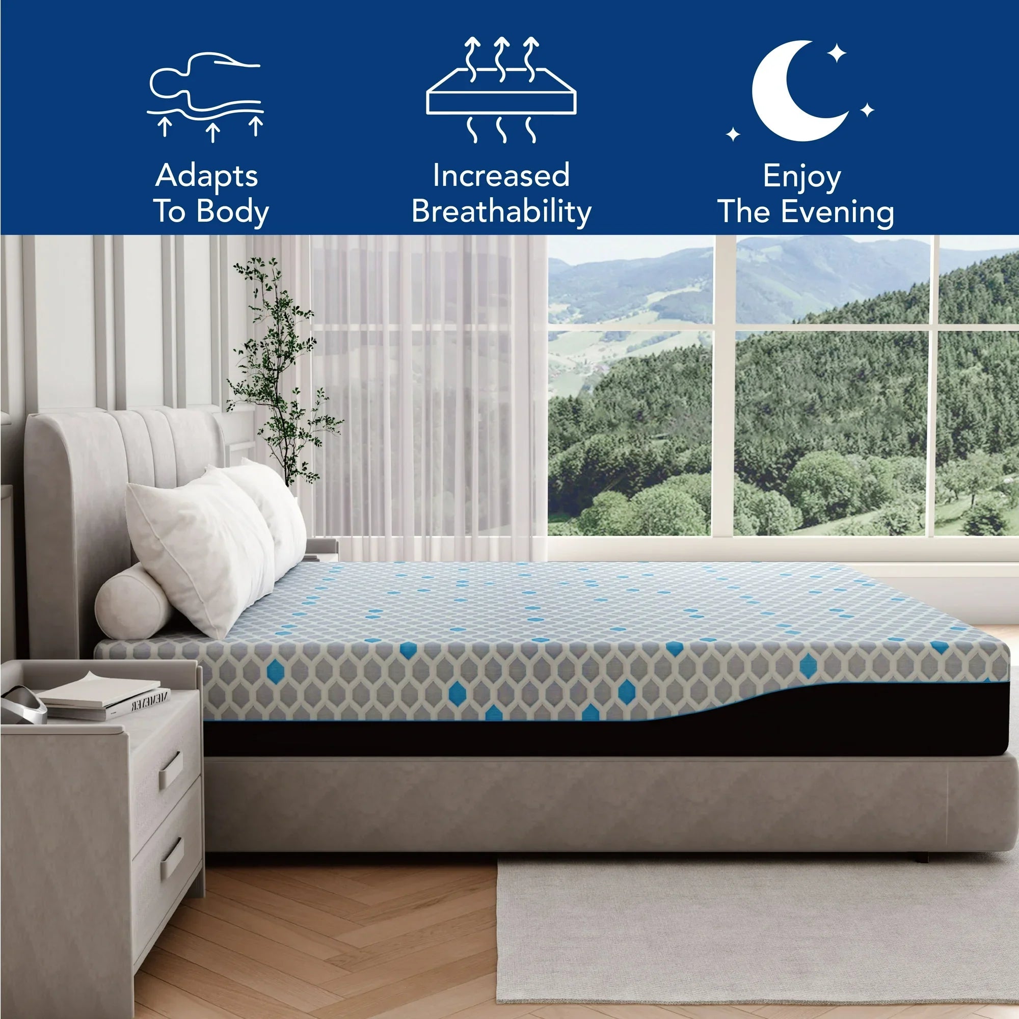 Mlily Ego 10 inch Charcoal Mattress
