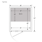 Finnmark FD-2 Full-Spectrum 2-Person Home Infrared Sauna With Built-In LCD Touchscreen Controller