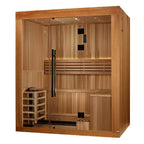Golden Designs 2025 "Copenhagen Edition" 3-Person Traditional Sauna – Canadian Red Cedar & Pacific Premium Clear Cedar