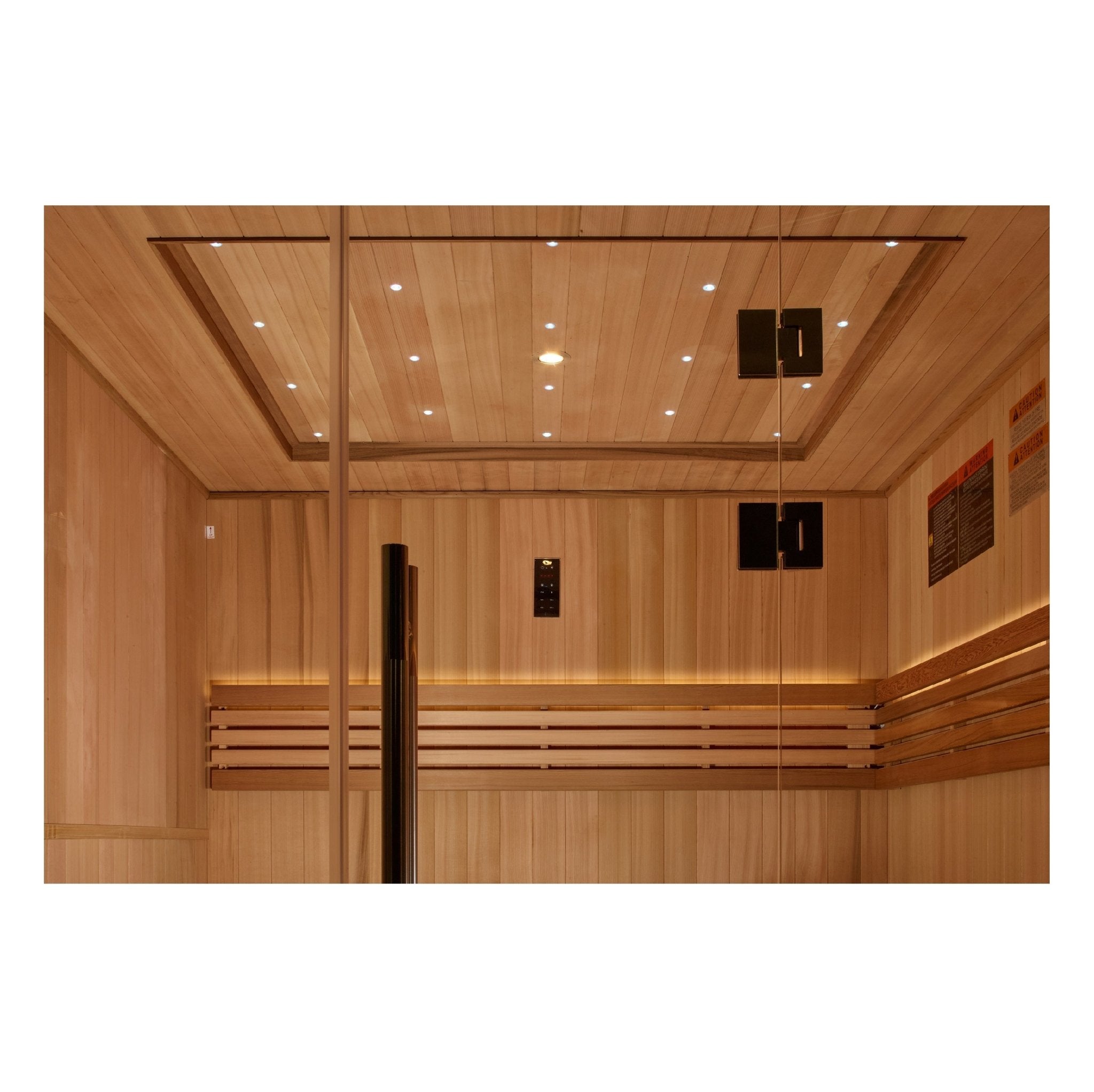 Golden Designs 2025 "Osla Edition" 6-Person Traditional Sauna – Canadian Red Cedar & Pacific Premium Clear Cedar