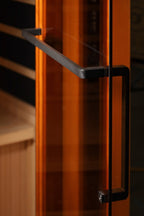 Golden Designs 4-Person Full Spectrum Near Zero EMF FAR Infrared Sauna with Himalayan Salt – Canadian Hemlock