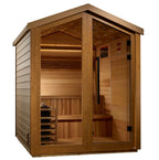 Golden Designs Kaarina 6-Person Outdoor Traditional Sauna - Canadian Red Cedar Interior