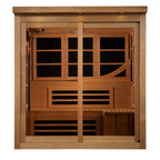Golden Designs Monaco Limited Edition GDI-6996-02 Near Zero EMF 6-Person FAR Infrared Sauna