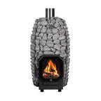 Huum Hive Flow 9.8KW Wood-Burning Sauna Stove With Sauna Stones