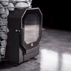 Huum Hive Flow 9.8KW Wood-Burning Sauna Stove With Sauna Stones