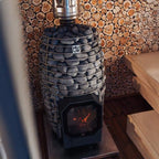 Huum Hive Flow 9.8KW Wood-Burning Sauna Stove With Sauna Stones