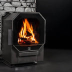 Huum Hive Flow 9.8KW Wood-Burning Sauna Stove With Sauna Stones