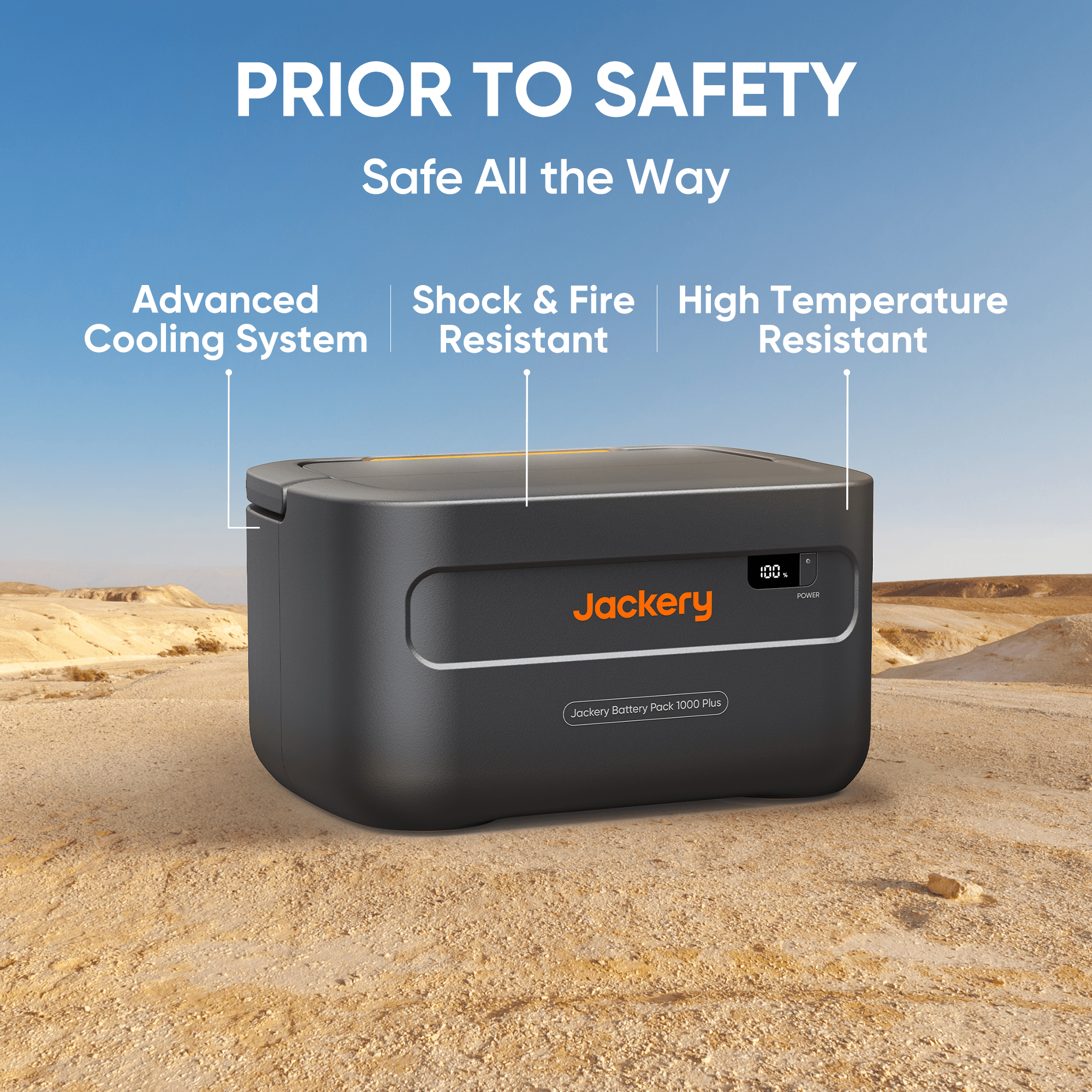 Jackery Battery Pack 1000 Plus Lithium Iron Phosphate Battery (LiFePO4)