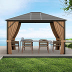 Premium Outdoor Hardtop Patio Gazebo W/ Galvanized Steel Top & Aluminum Frame [10x12FT]