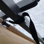 Large Outdoor Patio Pergola With Canopy & Retractable Sun Shades, Beige