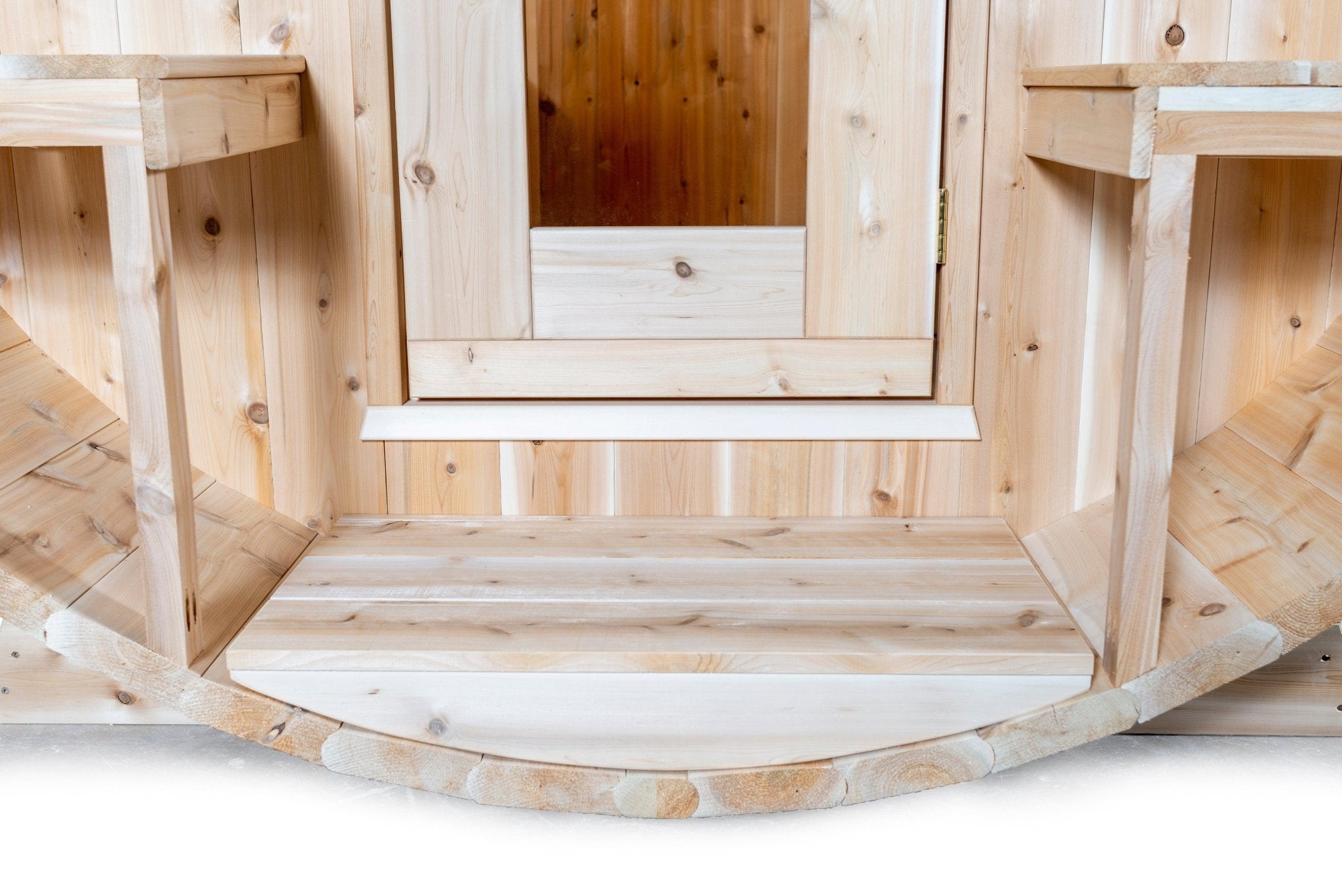 LeisureCraft Serenity Barrel Sauna – Fits 3-4 People