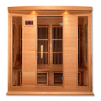 Maxxus 4-Person Low EMF FAR Infrared Sauna – Canadian Hemlock