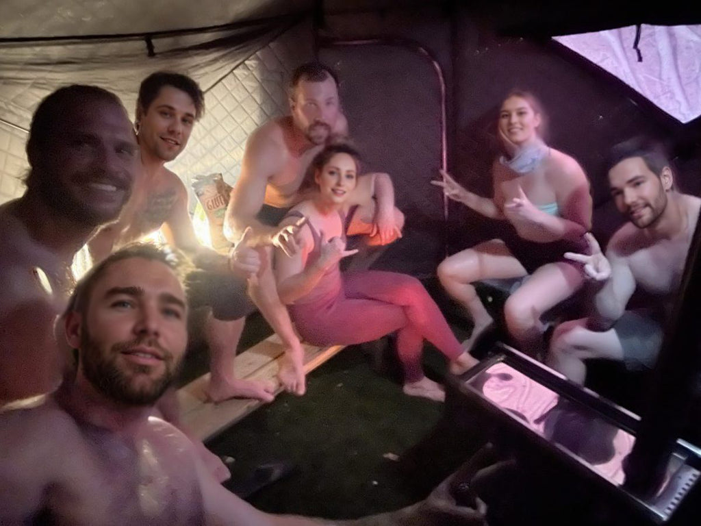 Premium Nova-6 Portable Sauna Tent (6-Person) with Wood-Fired Stove & All-In-One Starter Kit