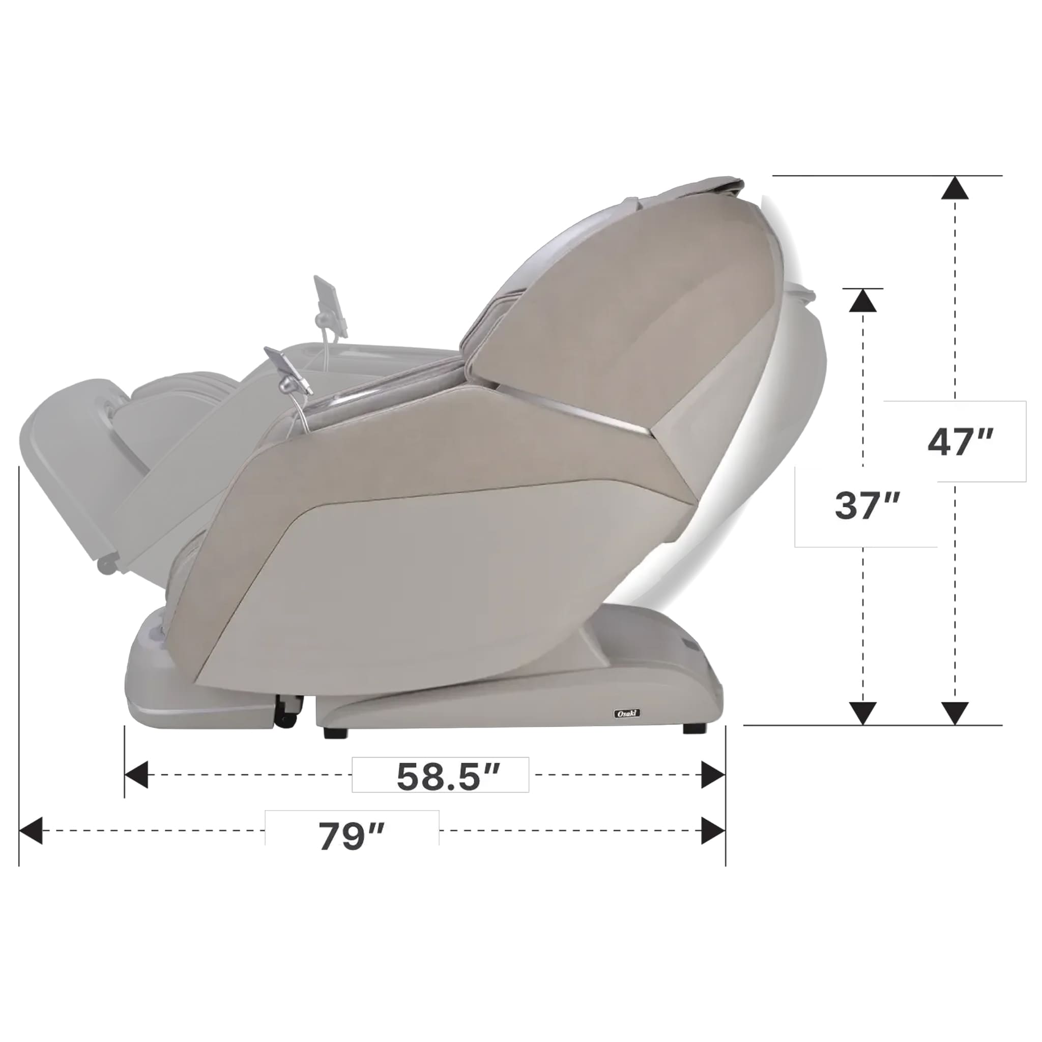 Osaki 4D Manhattan Duo Mech Massage Chair With Smart Auto Body Scan (SAK53948)