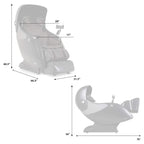 Osaki OP-Ai Xrest 4D Zero Gravity Massage Chair With Automatic Extendable Footrest