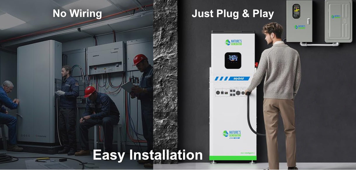 Nature’s Generator MyGrid 10K – Premium Off-Grid / Emergency Solar Power Station for Homes