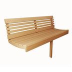 SaunaLife Ergo Series 4-Person Outdoor Sauna Barrel With Glass Front