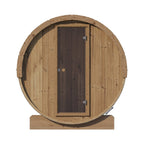 SaunaLife Ergo Series 6-Person Outdoor Thermo-Spruce Sauna Barrel