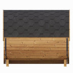 SaunaLife Ergo Series 6-Person Outdoor Thermo-Spruce Sauna Barrel