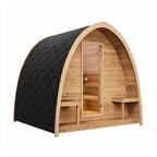 SaunaLife Model G3 Garden-Series Luxury Wooden Outdoor Home Sauna Kit