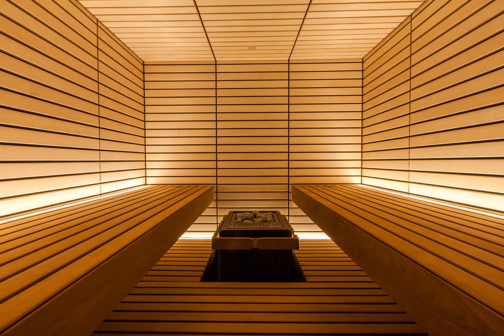 Thermasol Lindea View - Thermo-Lime Wood, 2-6 Person, Indoor Sauna