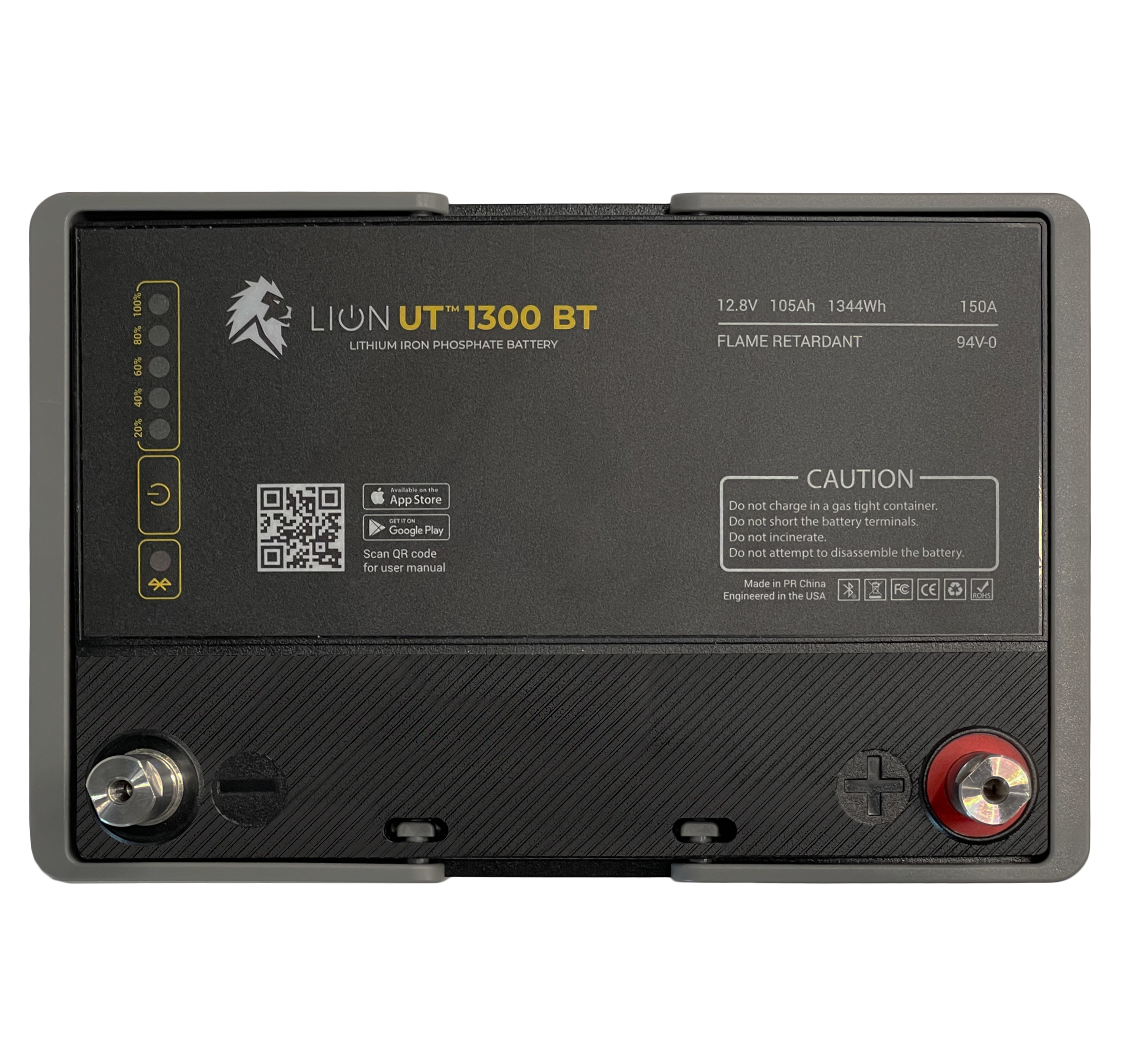 UT 1300 BT Lithium Iron Phosphate Battery For Energy Storage or Auxiliary Power